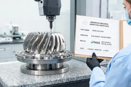 Aerospace turbine disk inspection