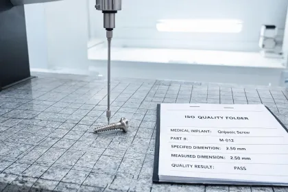 Medical device dimensional verification